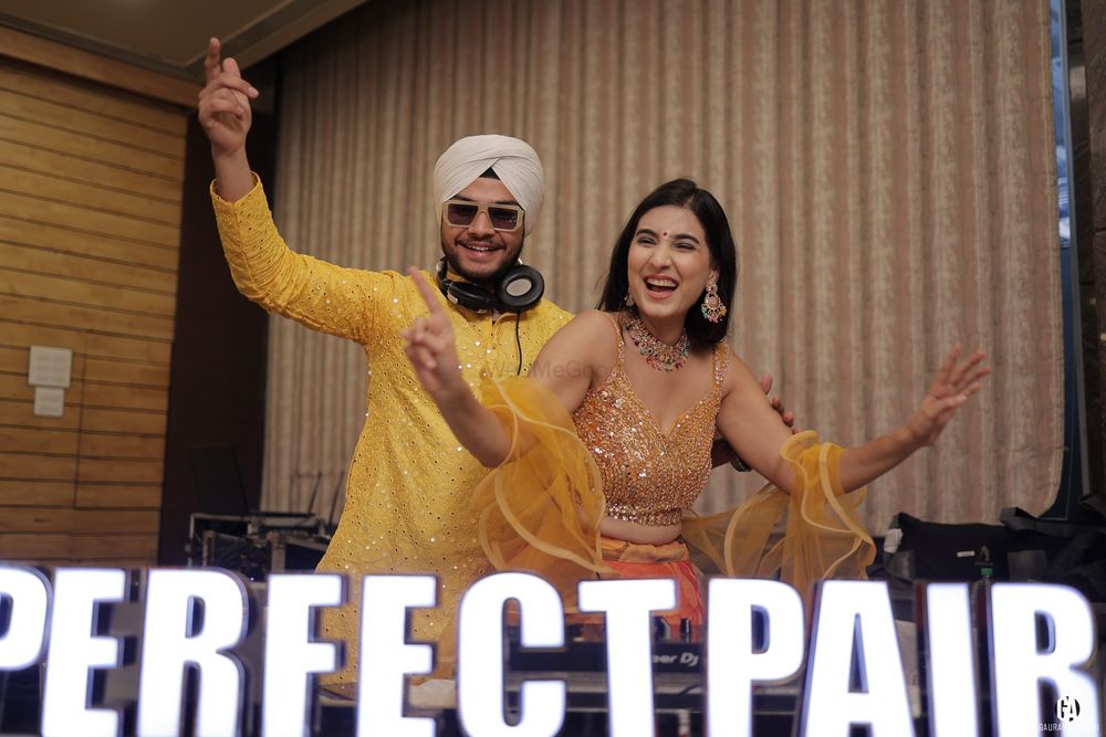 Photo From The Perfect Pair- Haldi and Pool Party - By Anchor Rose Chhabra