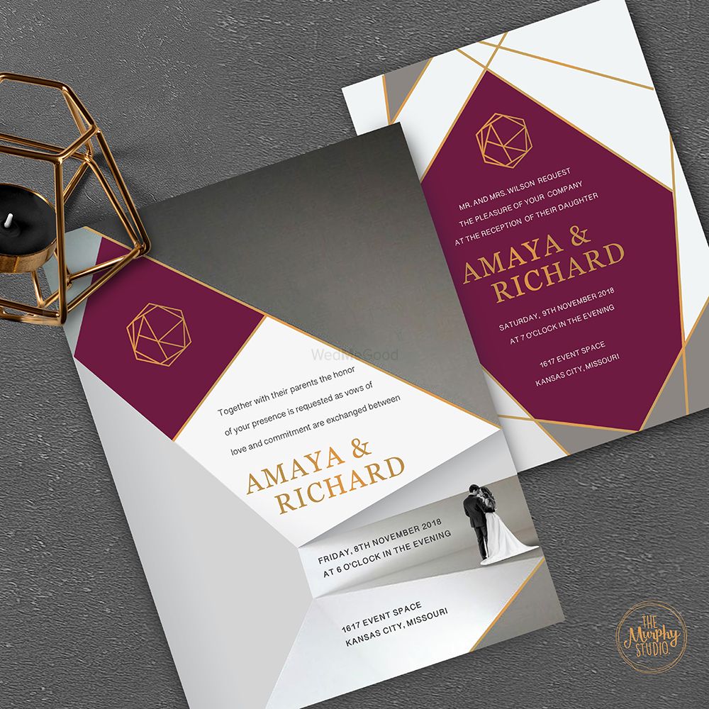 Photo From GEOMETRIC LUXE WEDDING INVITATIONS - By The Murphy Studio