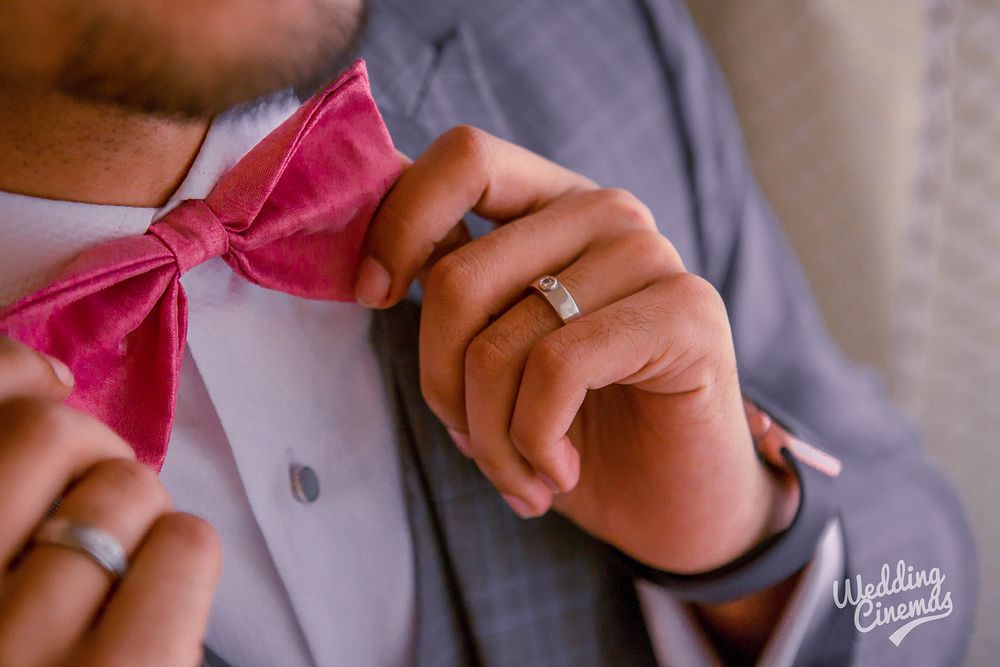 Photo of Groom wear ideas with pink bow tie