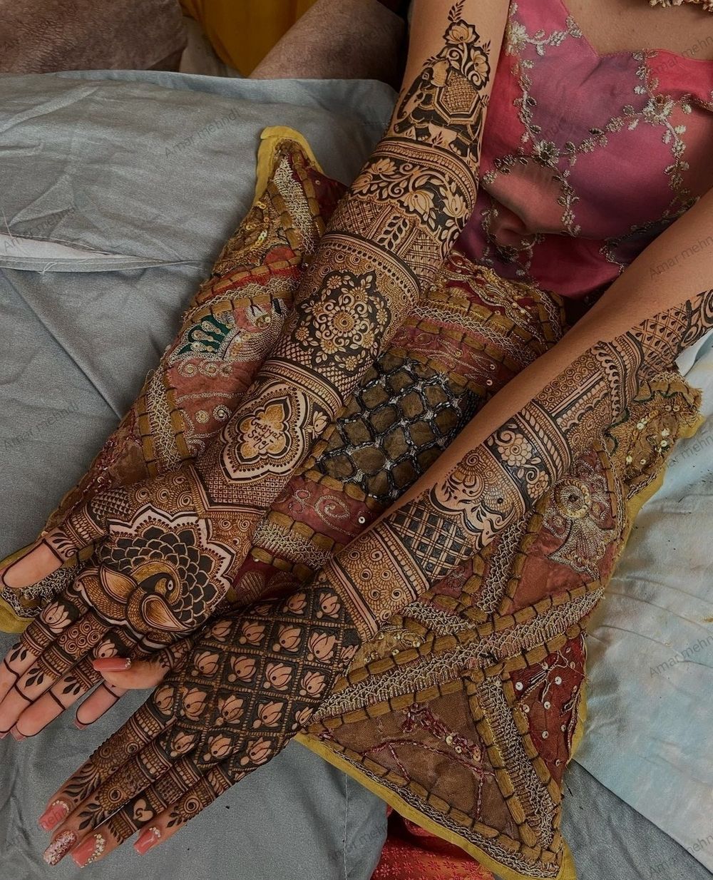 Photo From Professional Bridal Mehndi Work - By Amar Mehndi Artist