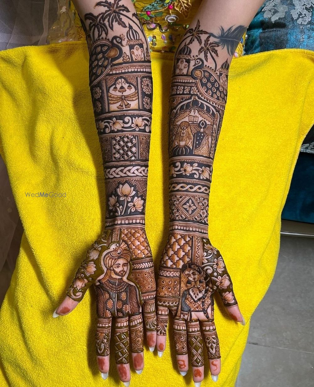 Photo From Professional Bridal Mehndi Work - By Amar Mehndi Artist