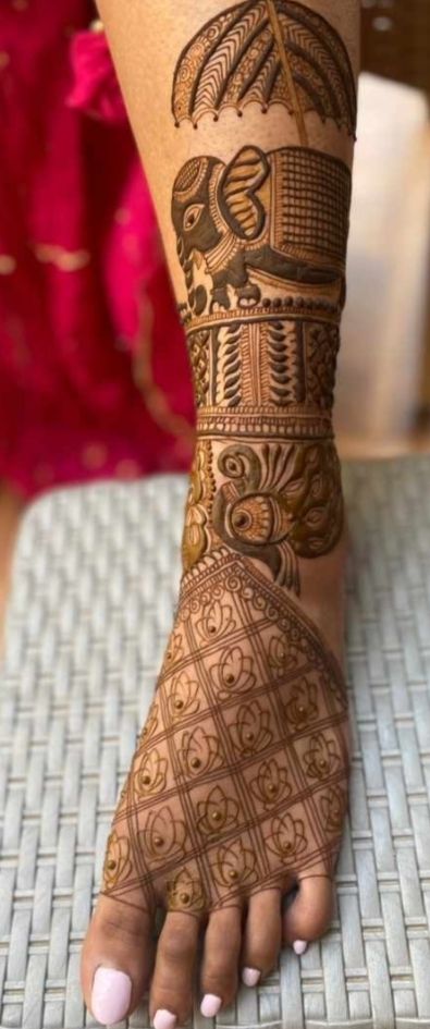 Photo From Leg mehndi designs 2023 - By Piku Mehndi Artist