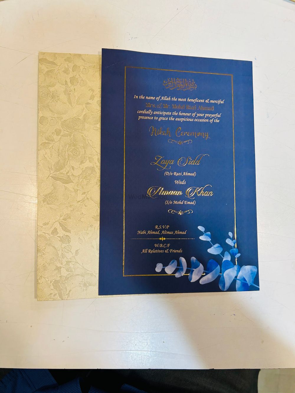 Photo From Single leaf Card with golden leaf printing  - By Apollo Traders