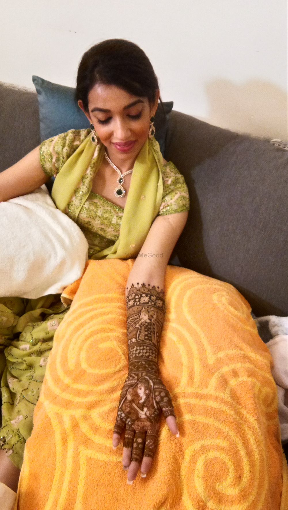 Photo From Teena Chopra and Dushyant mehendi ceremony at Hauz Khas on 21 nov - By Shalini Mehendi Artist