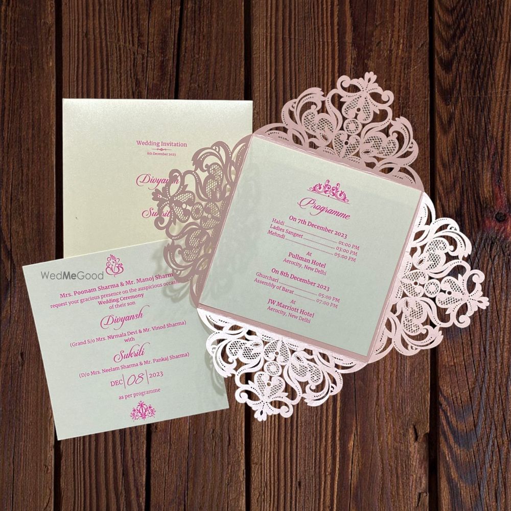 Photo From Laser Cut Wedding Cards - By Kalash Cards