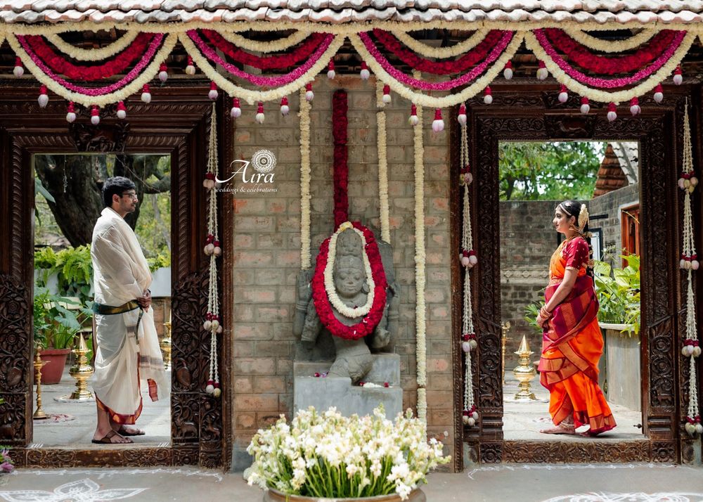 Photo From Roses & Whites - A traditional South Indian Muhurtham by Aira - By Aira Wedding Planners