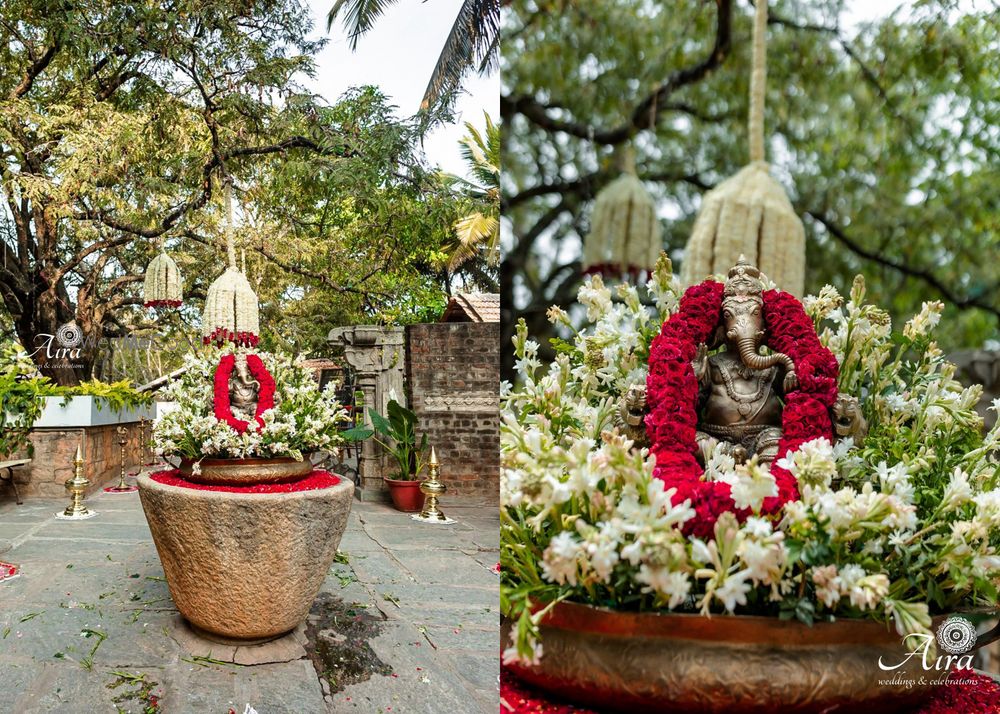 Photo From Roses & Whites - A traditional South Indian Muhurtham by Aira - By Aira Wedding Planners