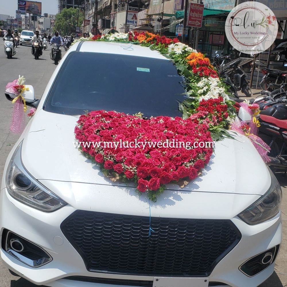 Photo From wedding car decoration - By My Lucky Wedding