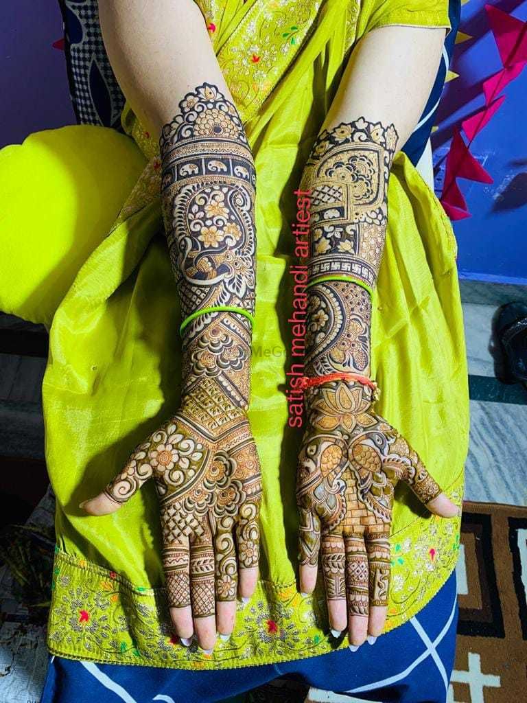 Photo From kolkata bridal mehandidesign - By Satish Professional Bridal Mehandi Artist