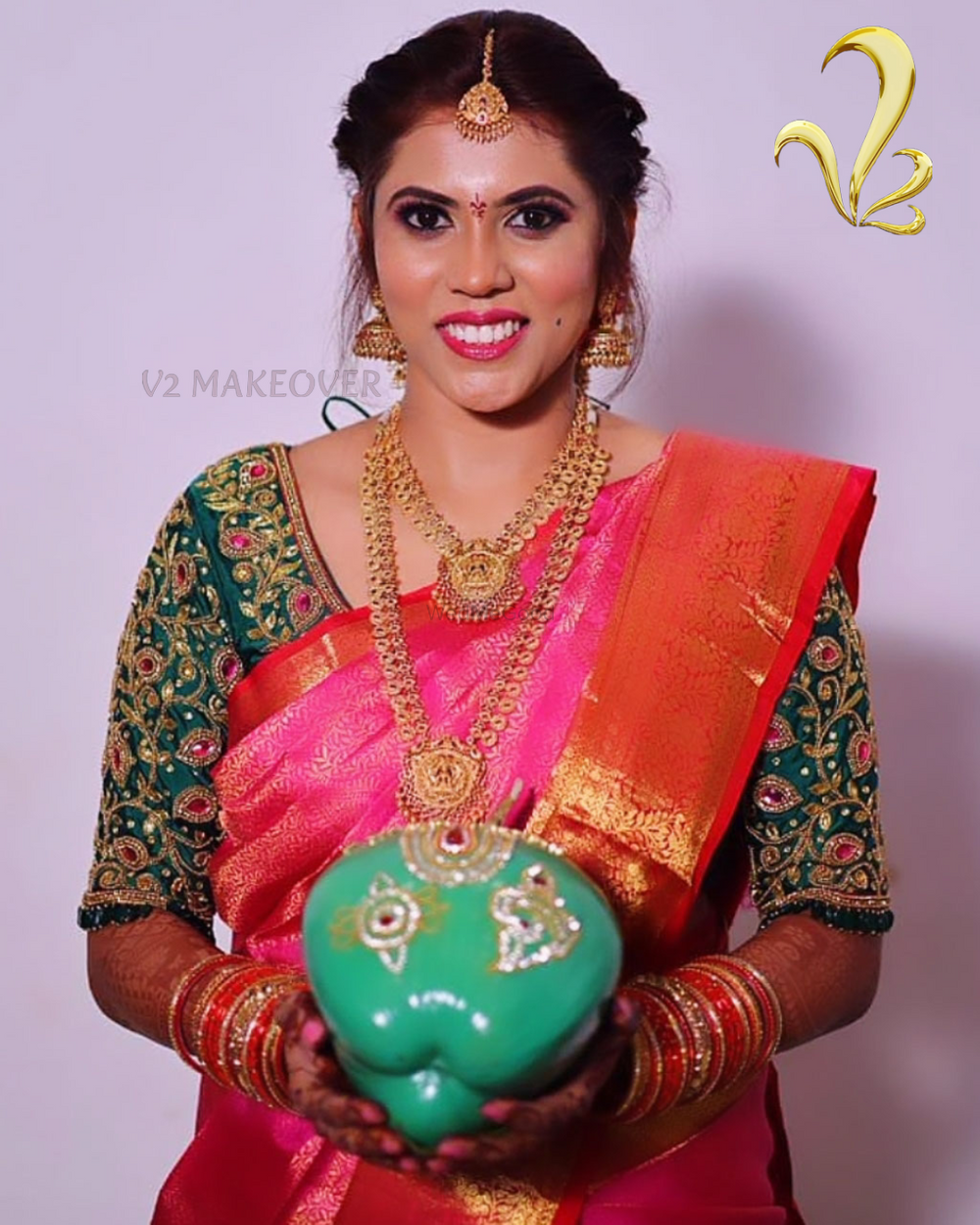 Photo From Kaveri Wedding Look - By V2 Makeover