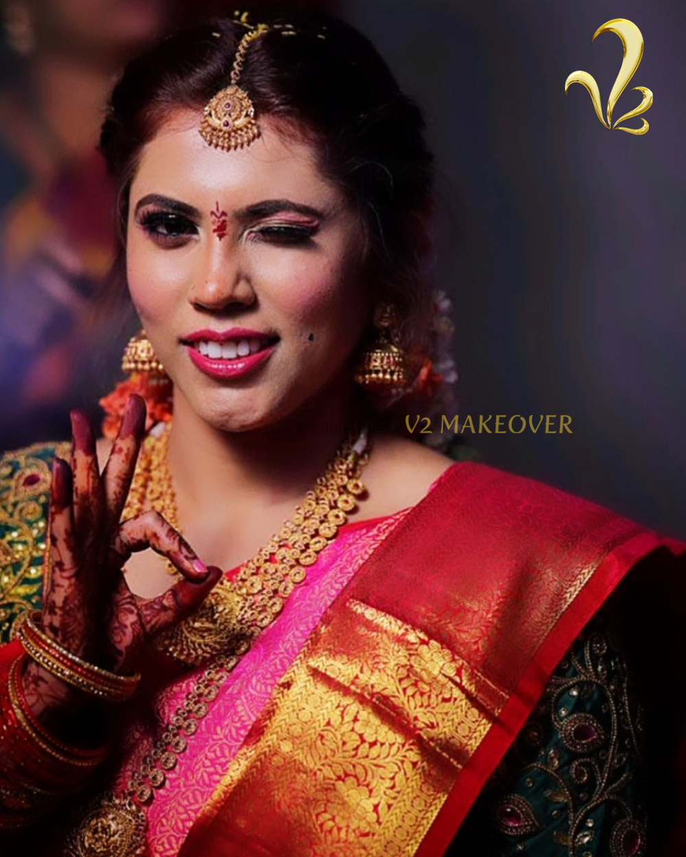 Photo From Kaveri Wedding Look - By V2 Makeover