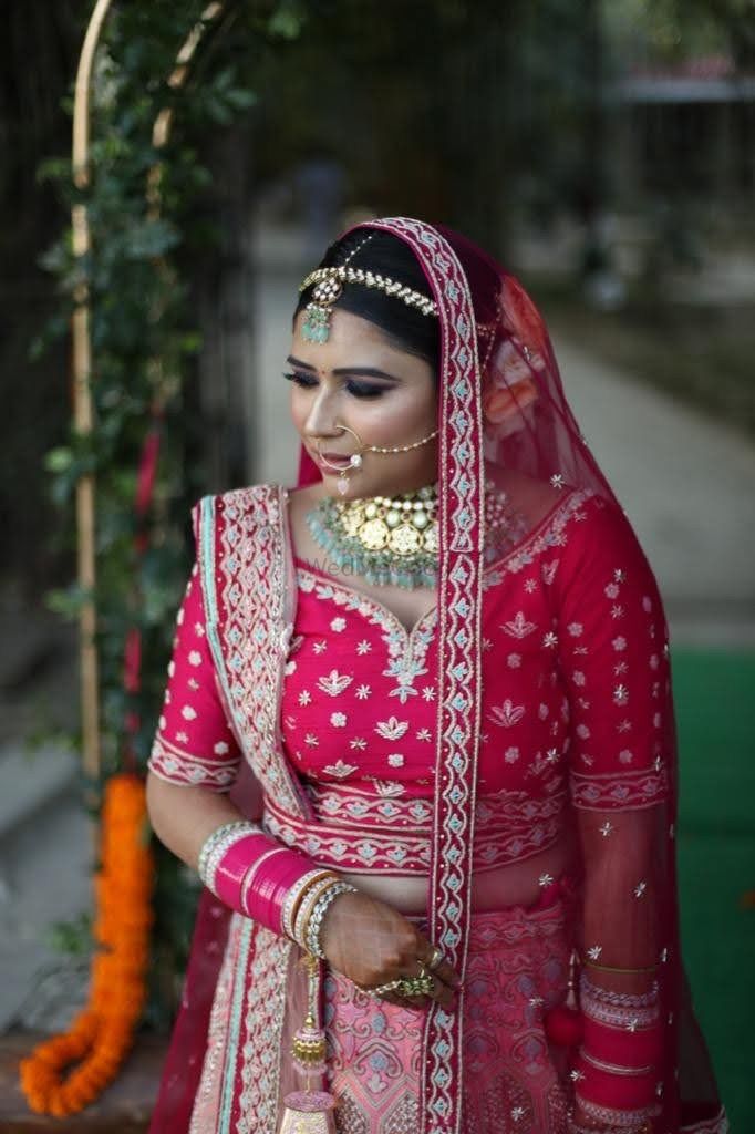 Photo From Happy brides are the prettiest ? Akriti on her D-day  - By Makeup by Aditi