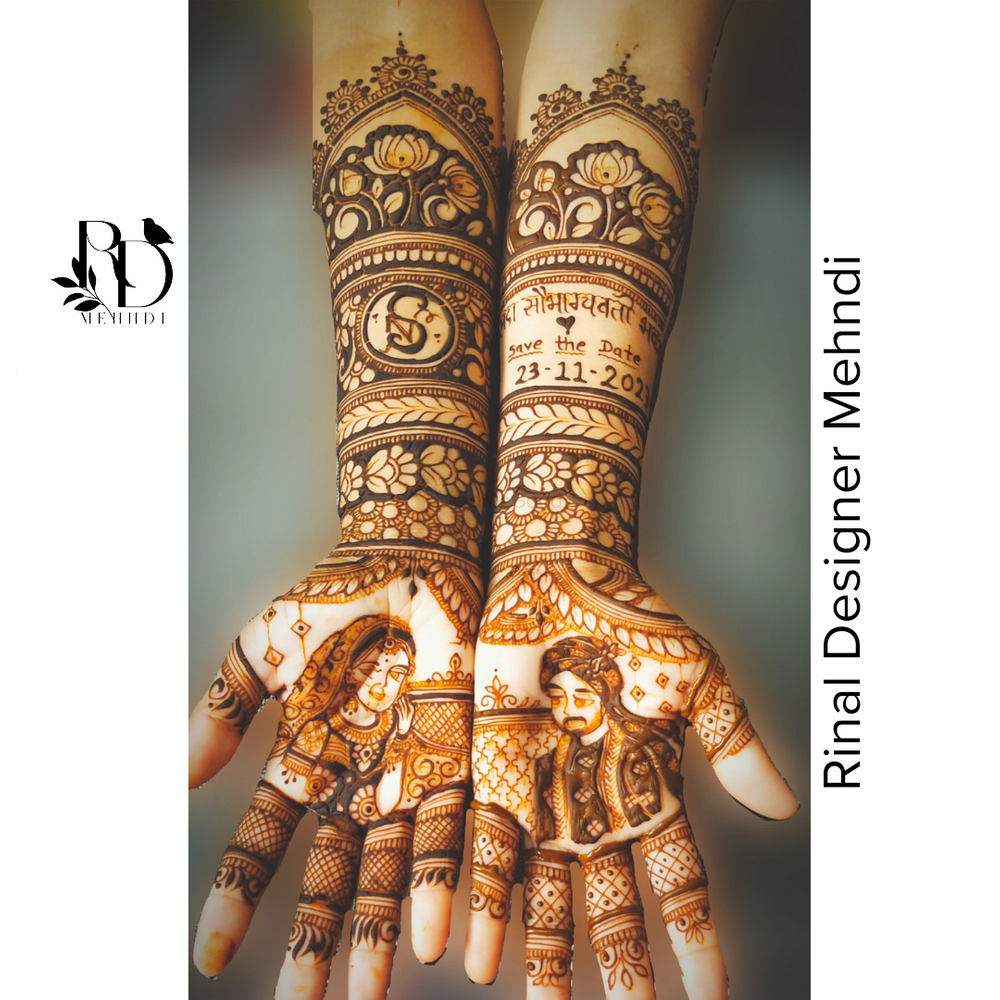 Photo From portrait mehndi - By Rinal Designer Mehandi