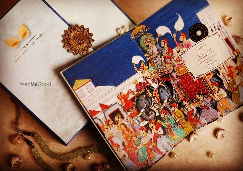 Photo From The Mughal Invite - By Wedlock Invitations