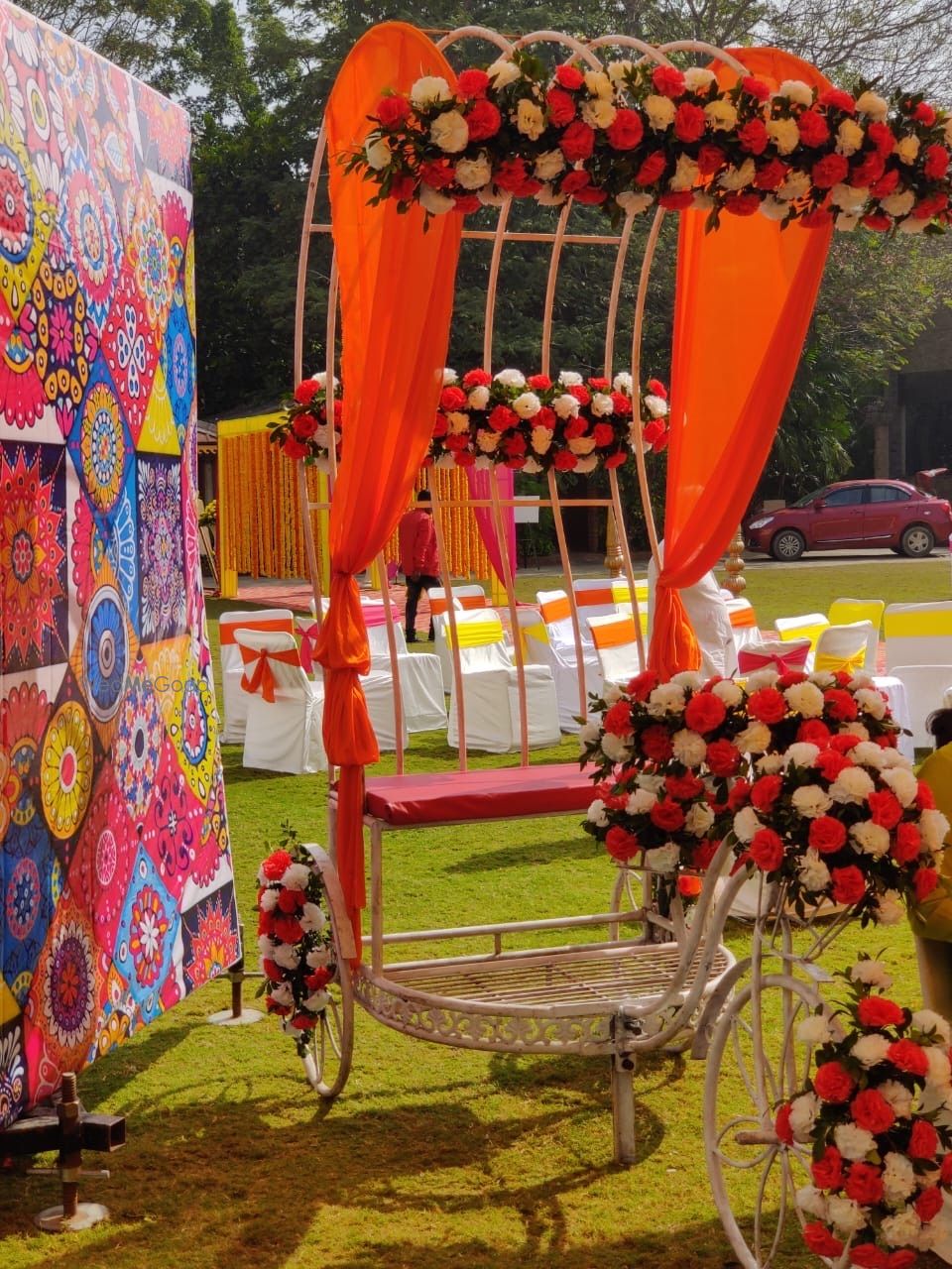 Photo From Haldi & Mehandi Backdrops  - By New Lotus Flower Decoration