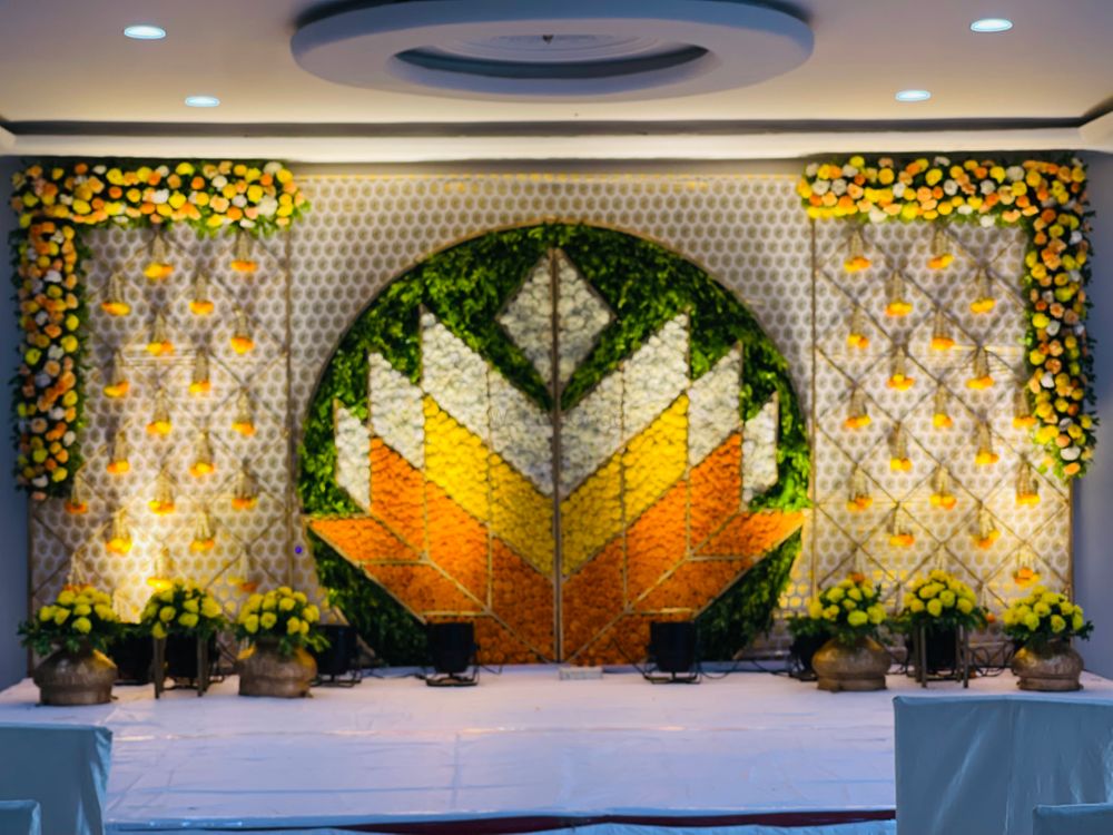Photo From Haldi & Mehandi Backdrops  - By New Lotus Flower Decoration
