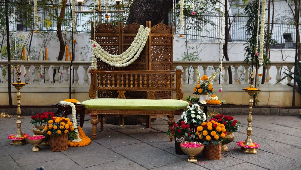 Photo From Haldi & Mehandi Backdrops  - By New Lotus Flower Decoration