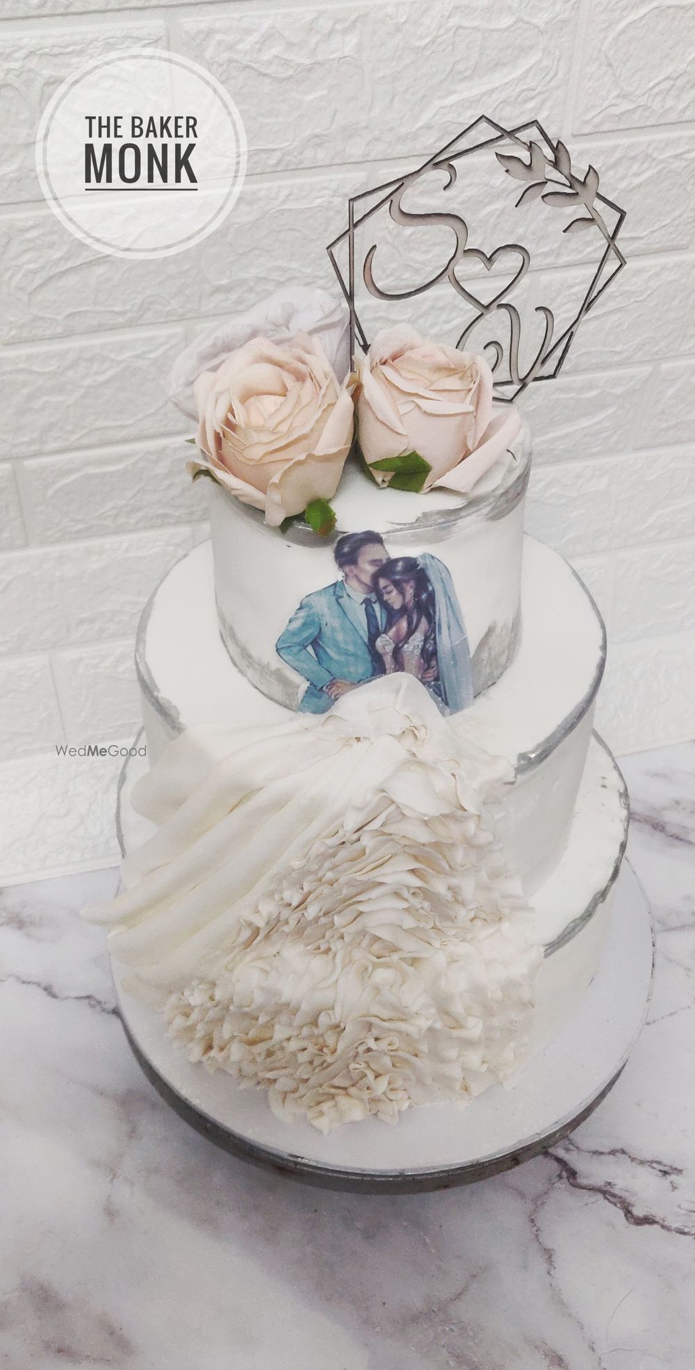 Photo From Beautiful Wedding Cakes - By The Baker Monk