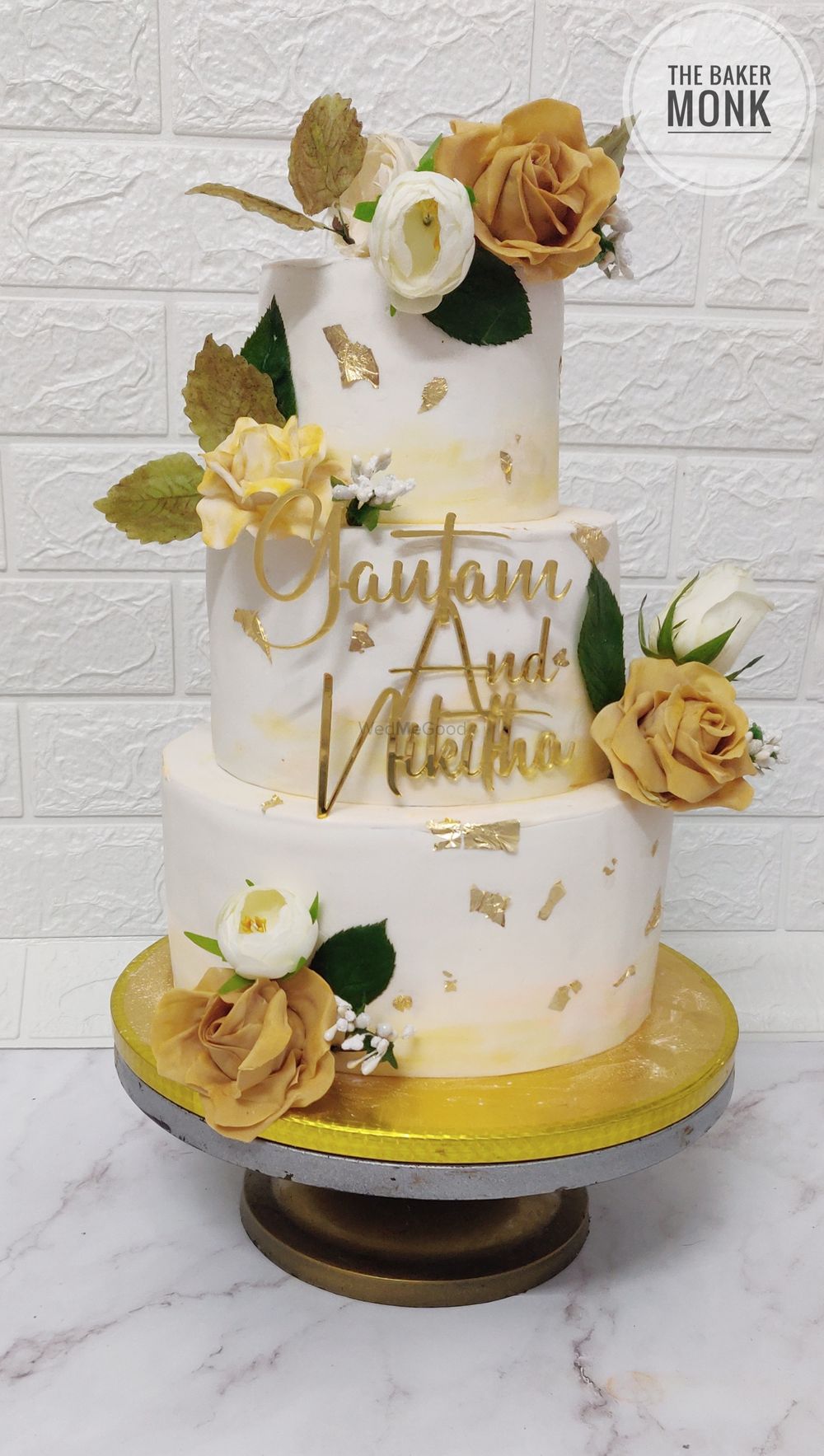 Photo From Beautiful Wedding Cakes - By The Baker Monk