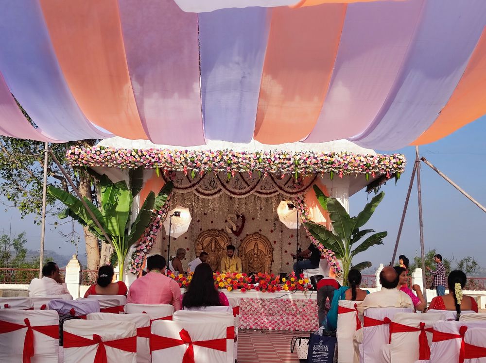Photo From Sanghi temple mandap decor - By Sai Balaji Flower Decoration & Event Planner
