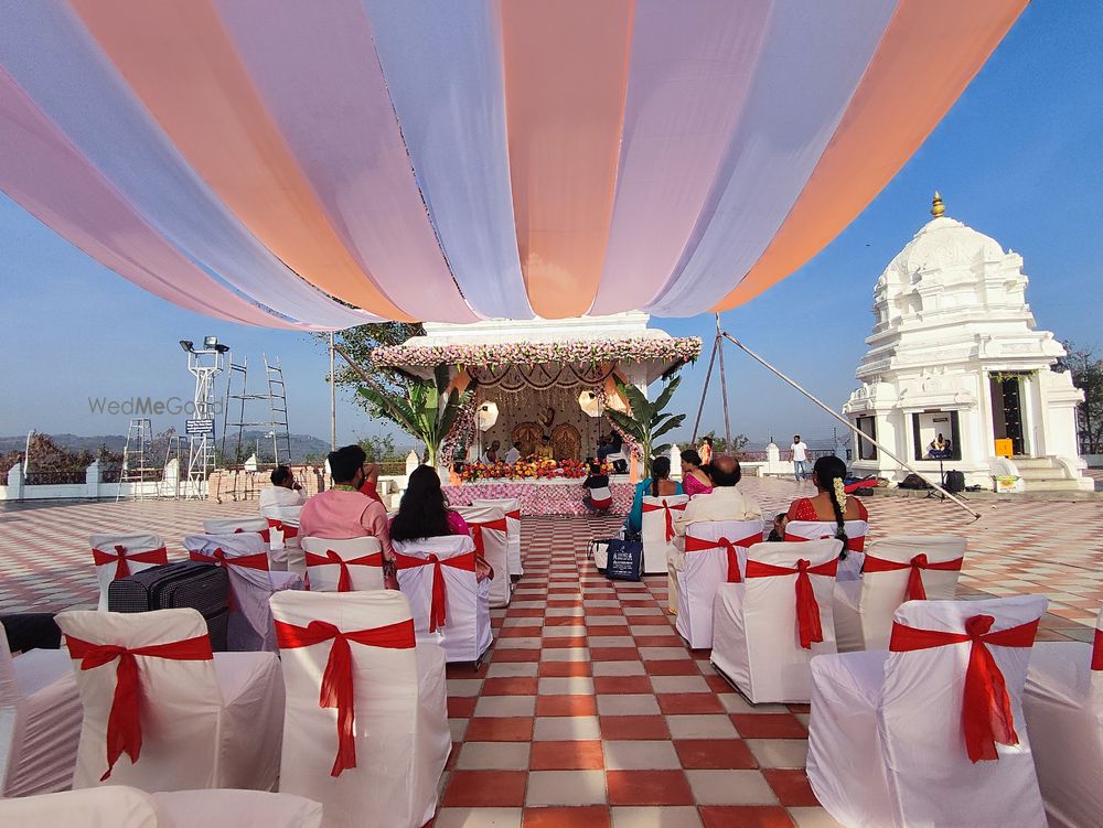 Photo From Sanghi temple mandap decor - By Sai Balaji Flower Decoration & Event Planner