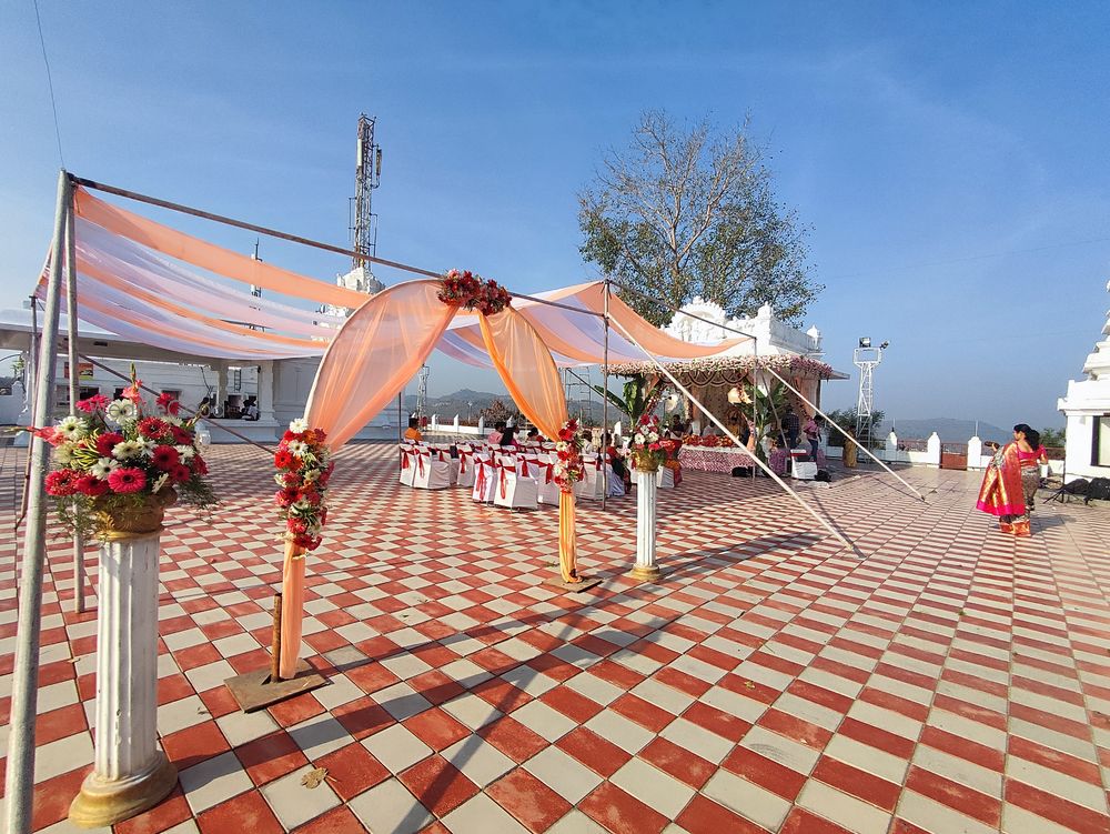 Photo From Sanghi temple mandap decor - By Sai Balaji Flower Decoration & Event Planner