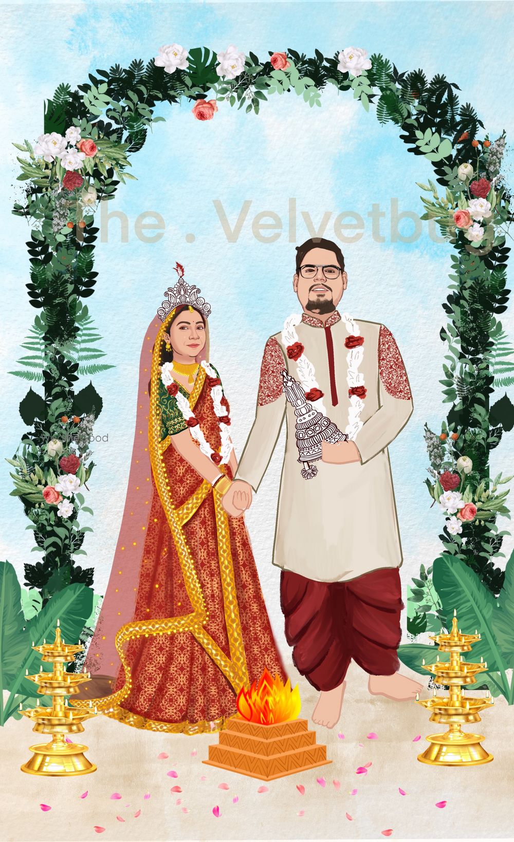 Photo From Bengali wedding  - By The Velvetbug