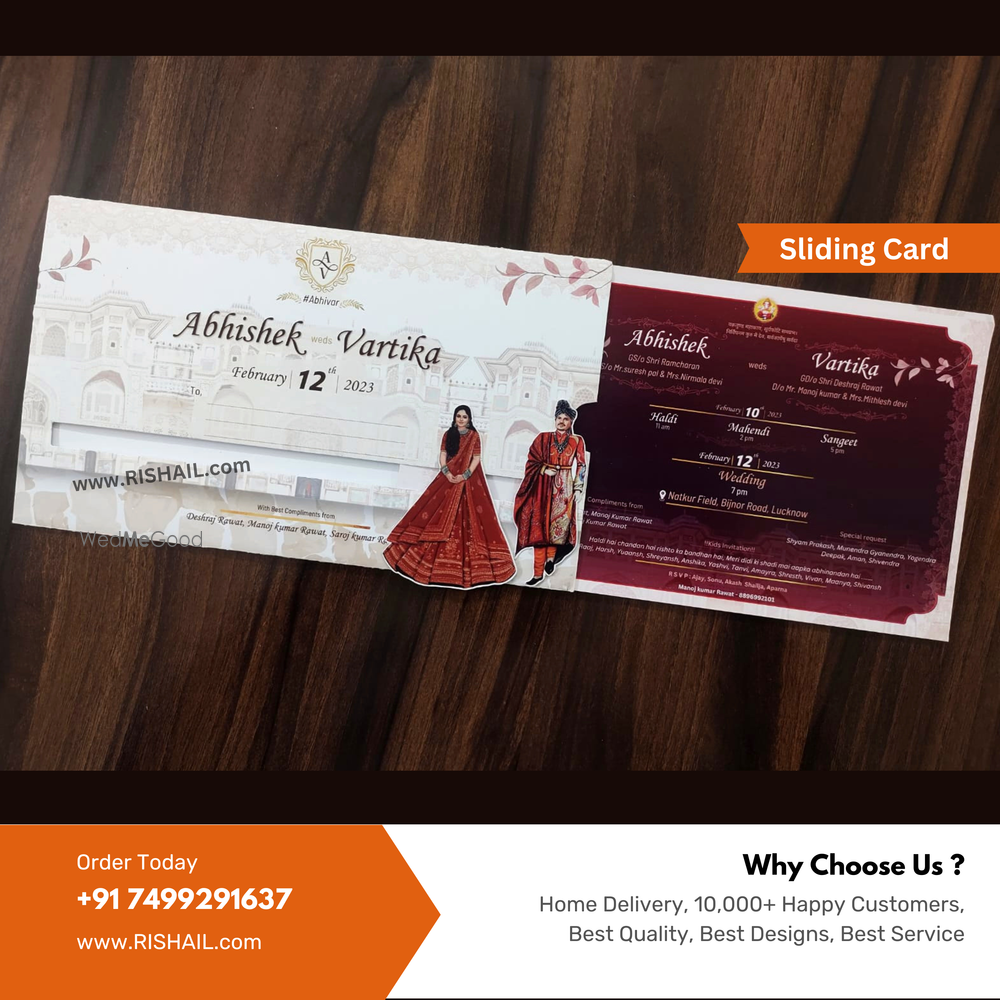 Photo From Kustomise Sliding Cards - By Rishail