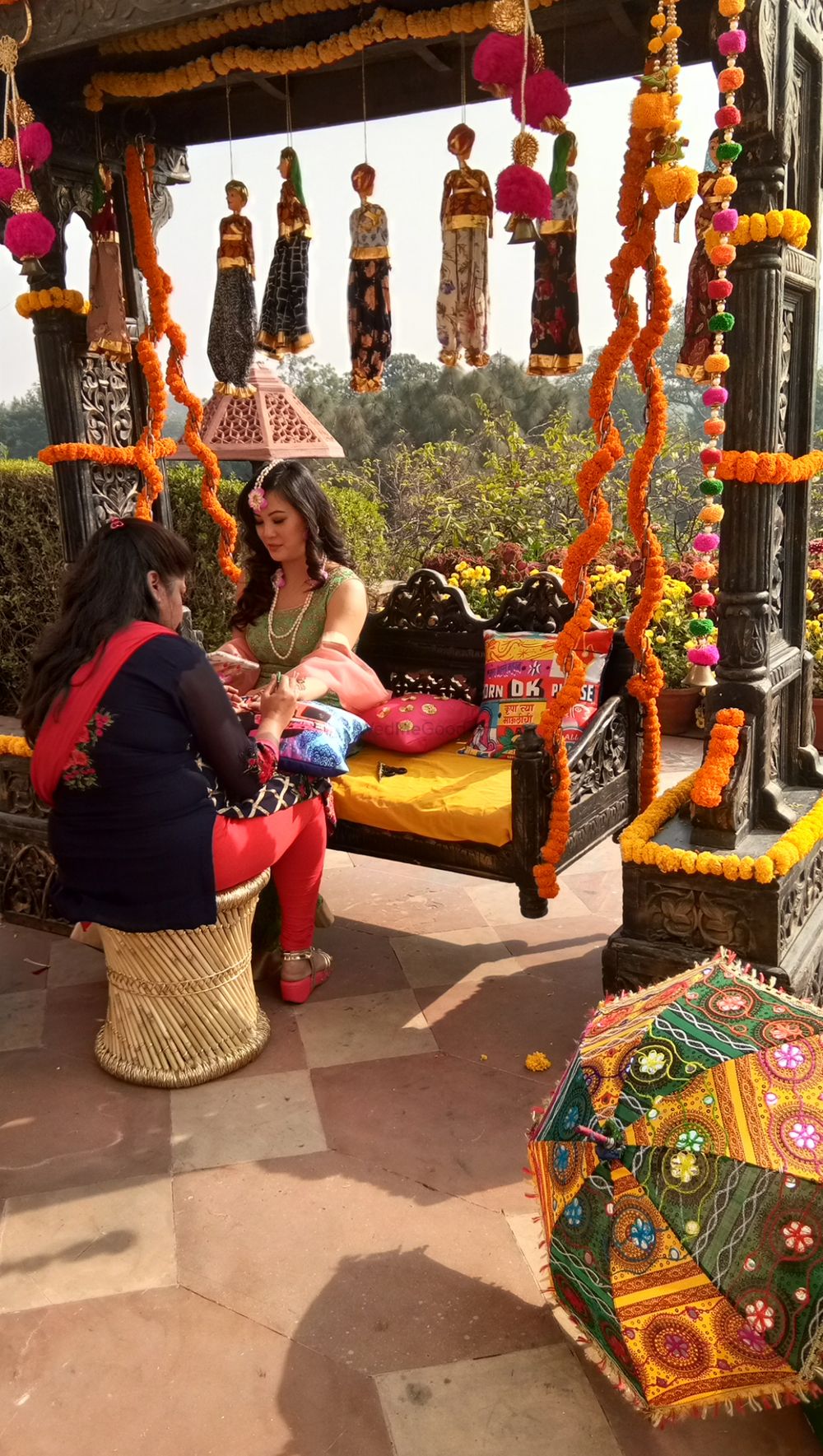 Photo From Christina and Rohit mehendi ceremony at Taj Mahal hotel, New Delhi  on 28th Dec 2017 - By Shalini Mehendi Artist