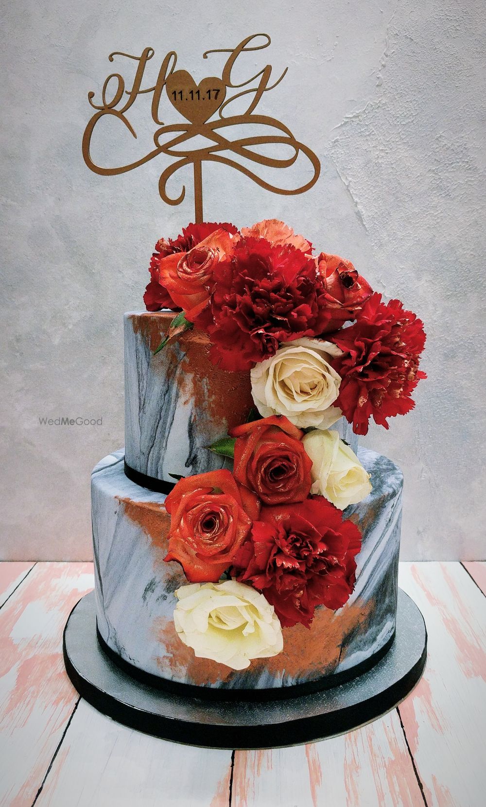 Photo From Engagement/Wedding Cakes - By Mad Batter by Aashna