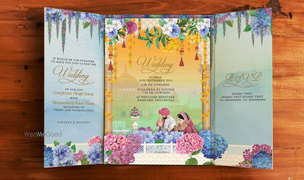 Photo From Sikh wedding invitation - By Temple Design