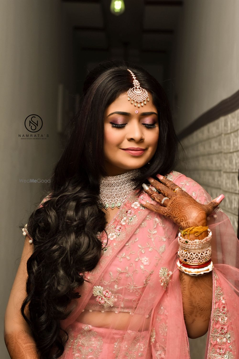 Photo From Reception look with extensions open hair - By Namrata's Studio