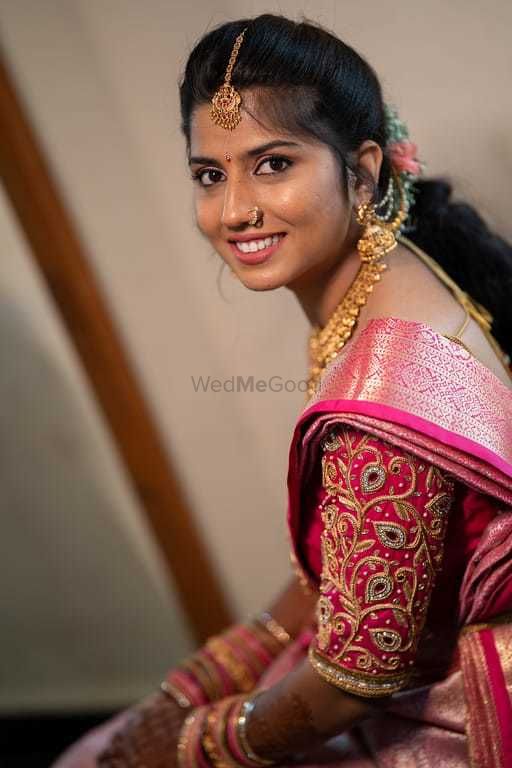 Photo From Soumya's Engagement Look - By Makeover By Shruthi Rao