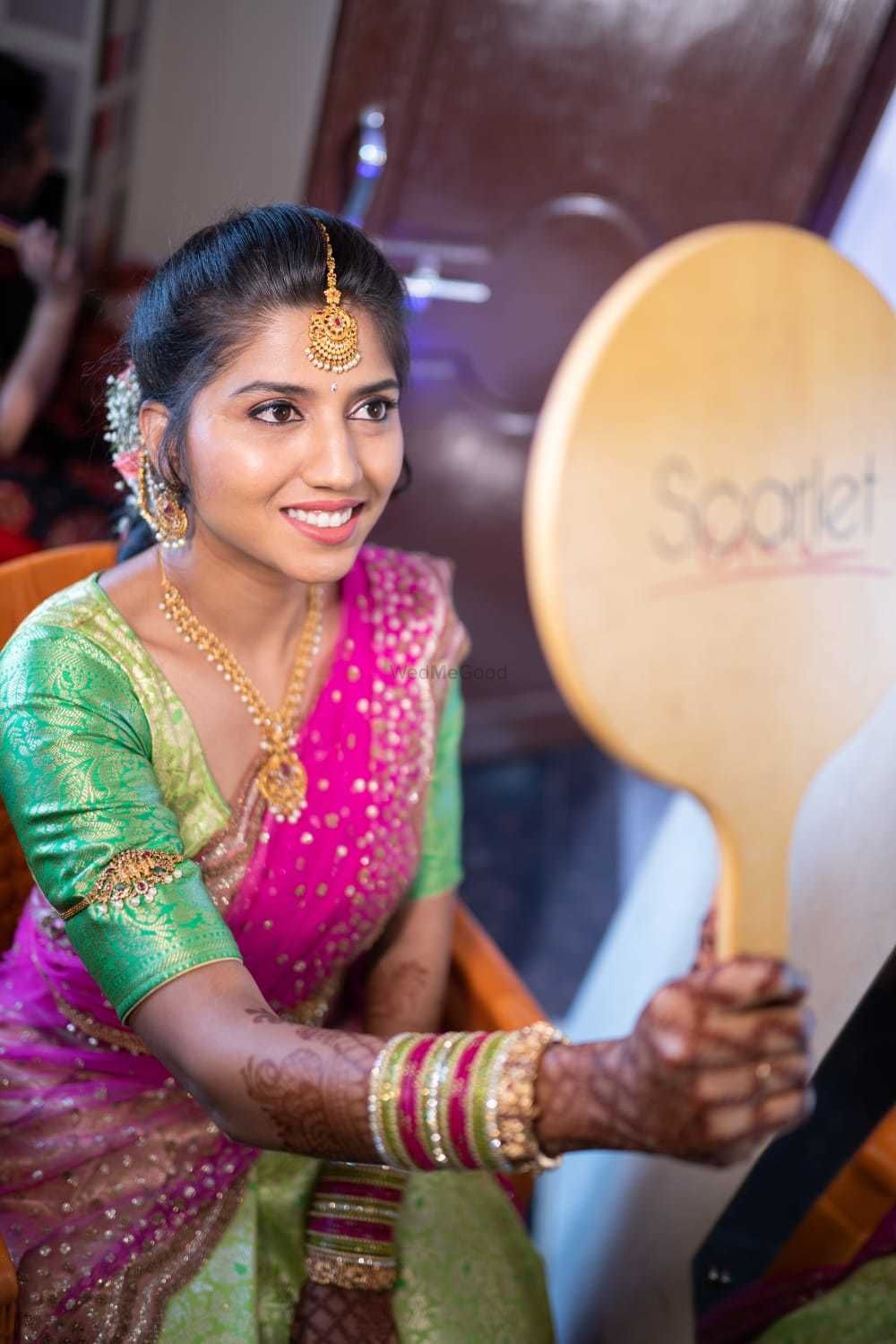 Photo From Soumya's Engagement Look - By Makeover By Shruthi Rao