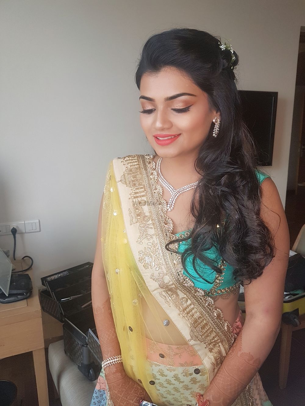 Photo From Radhika for her mehndi , cocktail and wedding - By Amita Ahluwalia Makeup Artist