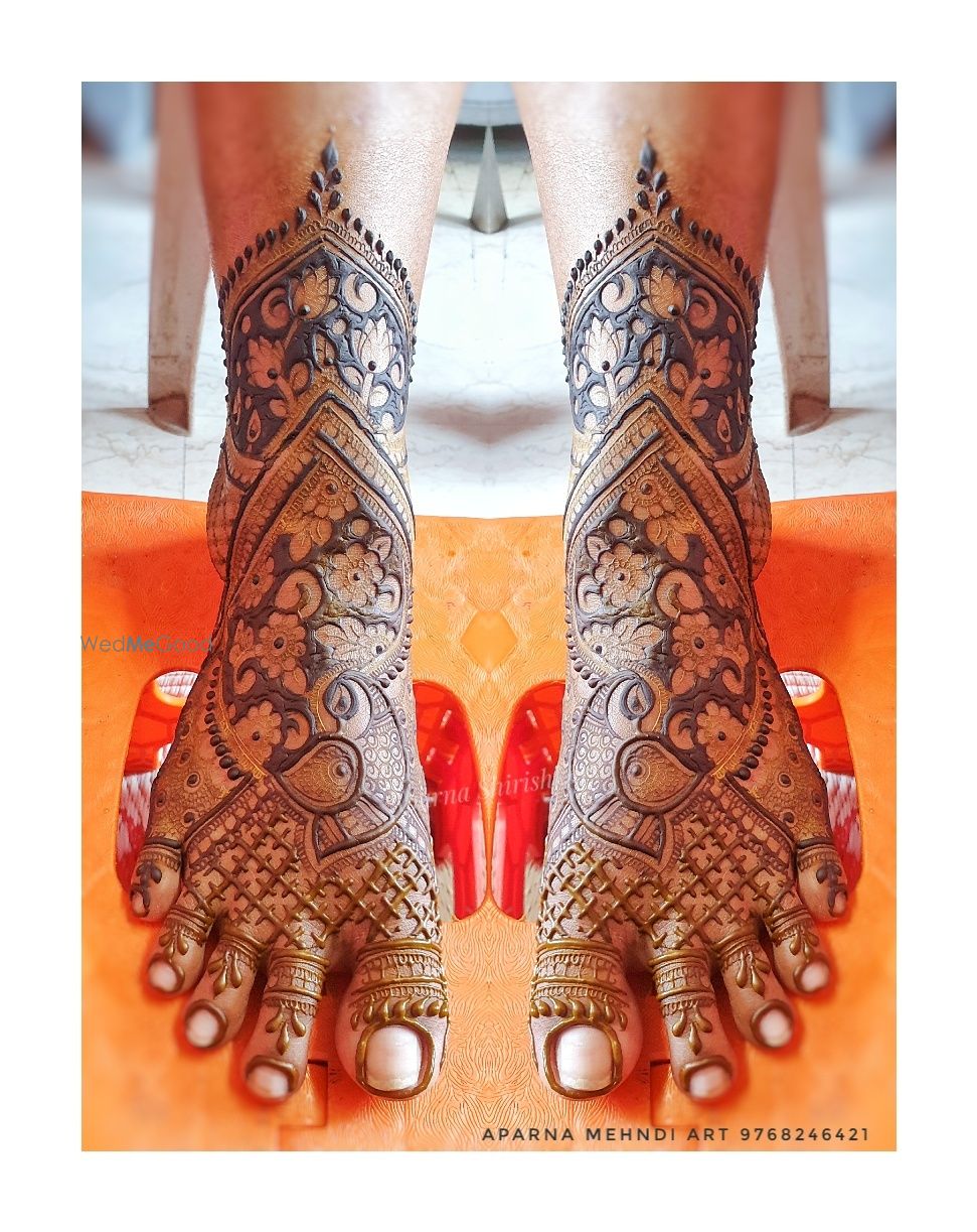 Photo From bridal mehndi - By Aparna Mehndi Art