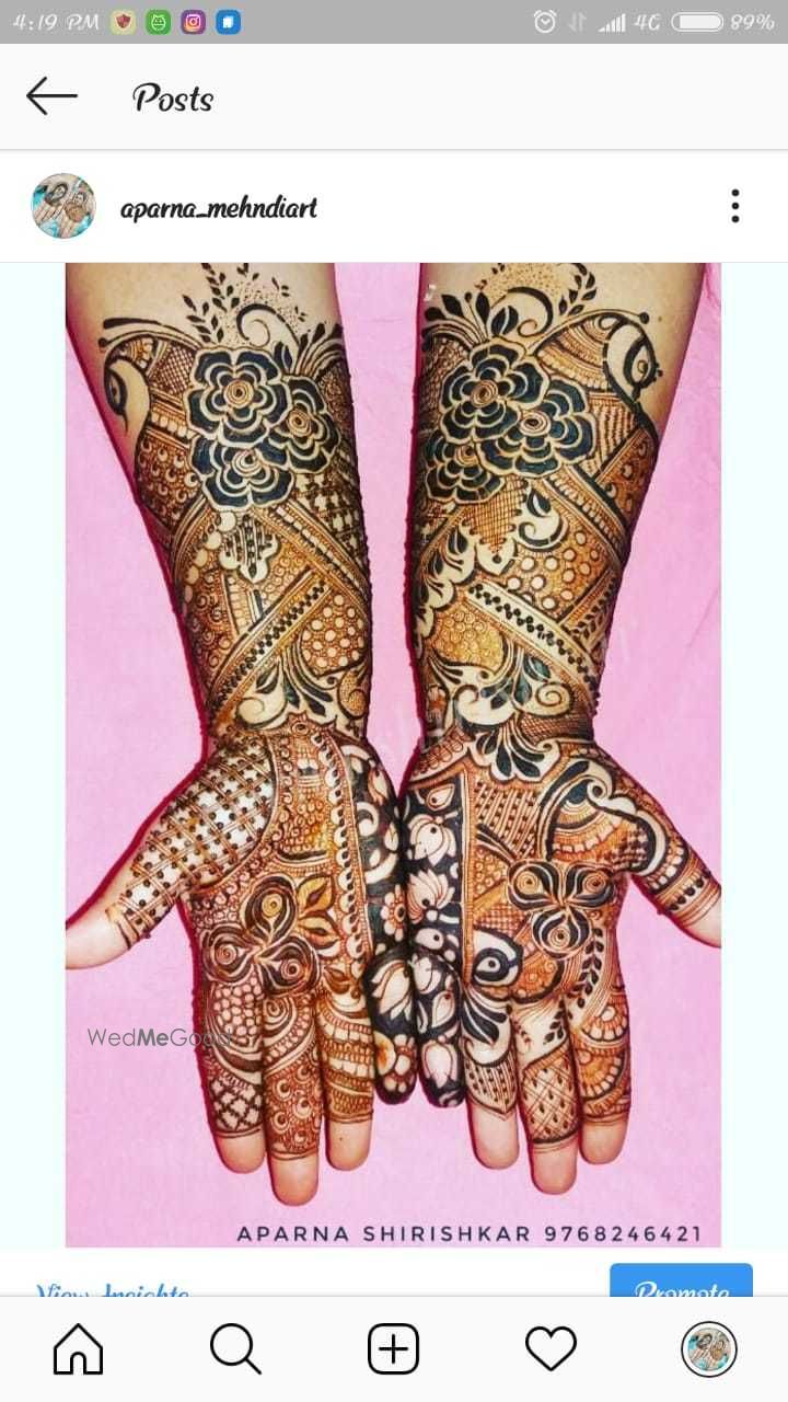 Photo From Engagement mehndi - By Aparna Mehndi Art