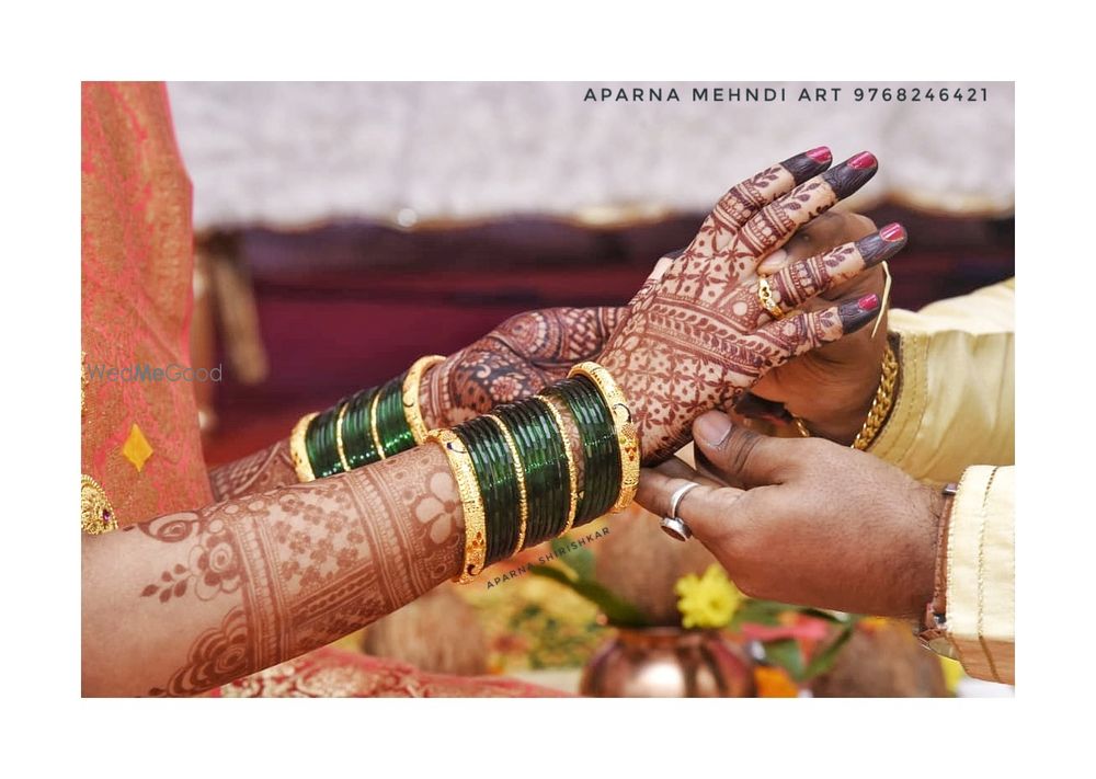 Photo From Engagement mehndi - By Aparna Mehndi Art