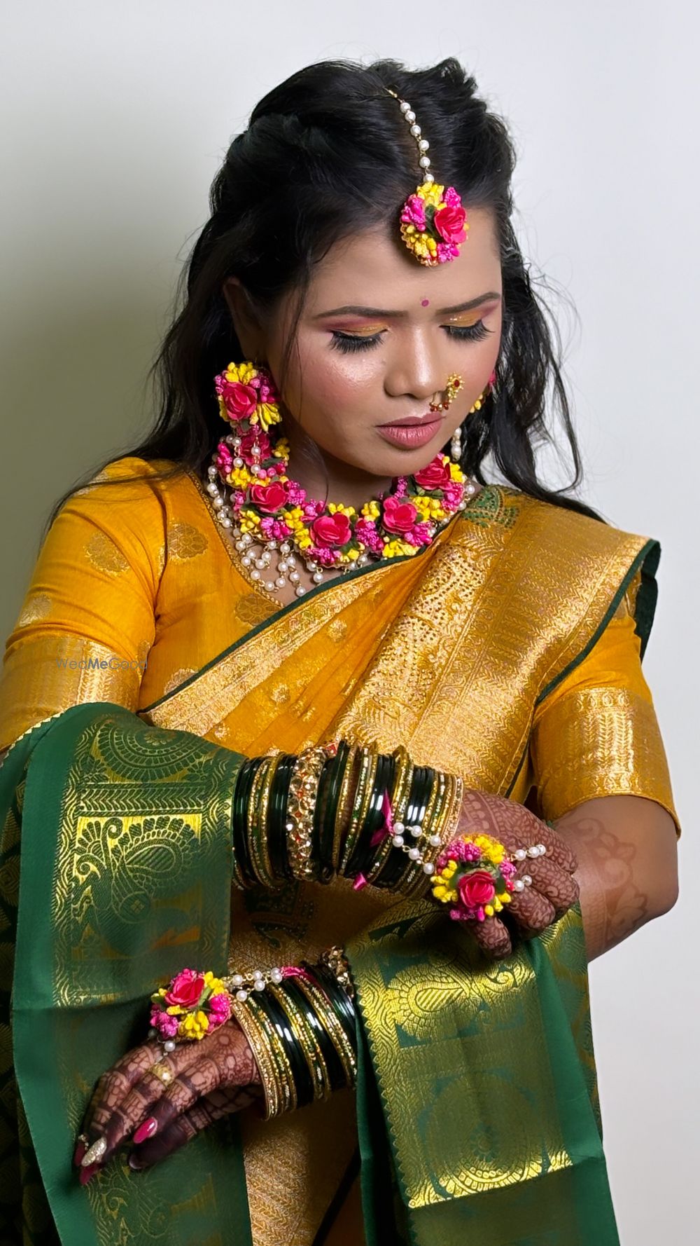 Photo From Haldi & Mehandi Look - By Bhumis Makeup Studio