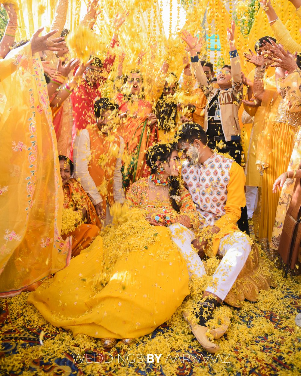 Photo From Akshat and mohini haldi day - By Weddings by Aaryaaaz