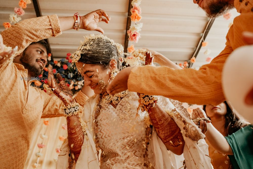 Photo From Vibrant Haldi Ceremony - By The Kapture Memories