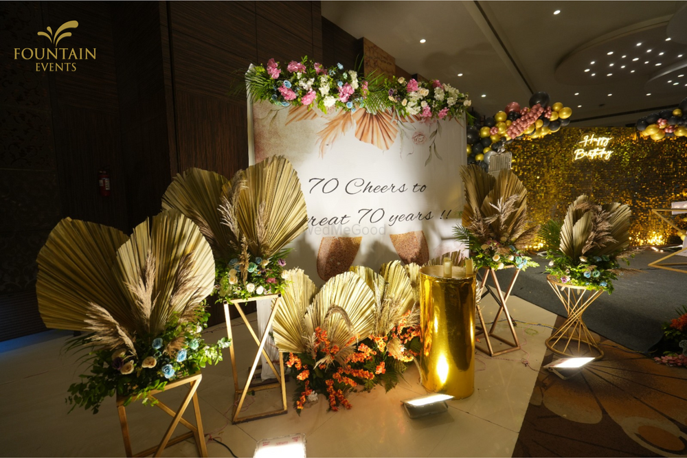 Photo From Grand 70th Birthday Celebration @ Golden Blossom - By Fountain Events