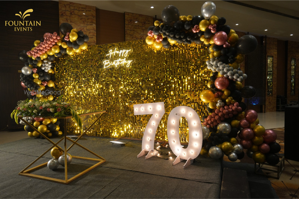 Photo From Grand 70th Birthday Celebration @ Golden Blossom - By Fountain Events