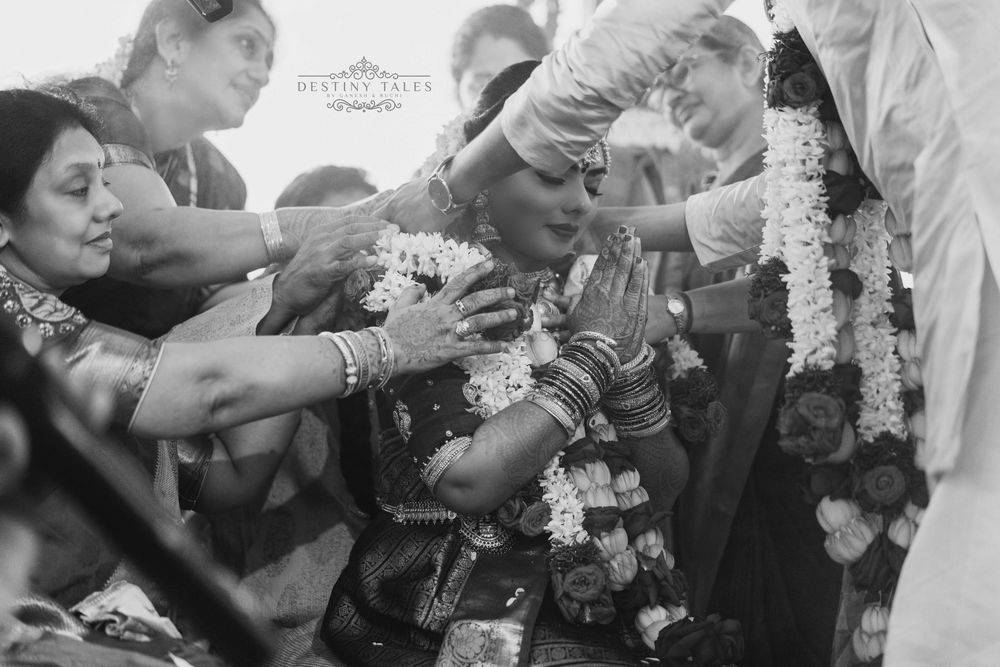 Photo From Vidya & Abhishek | Wedding Photography - By Destiny Tales