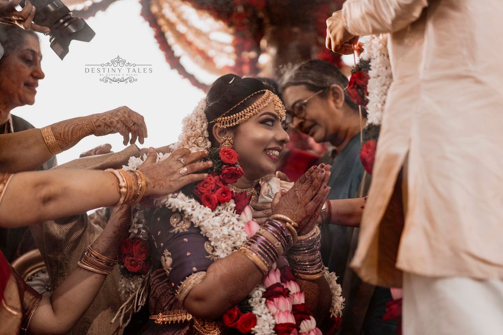 Photo From Vidya & Abhishek | Wedding Photography - By Destiny Tales