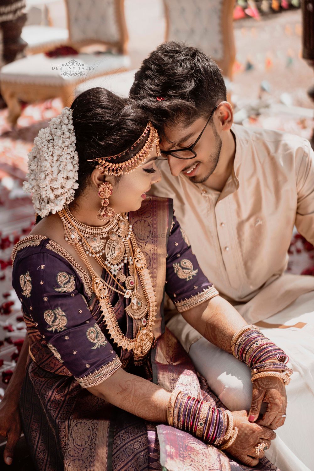 Photo From Vidya & Abhishek | Wedding Photography - By Destiny Tales