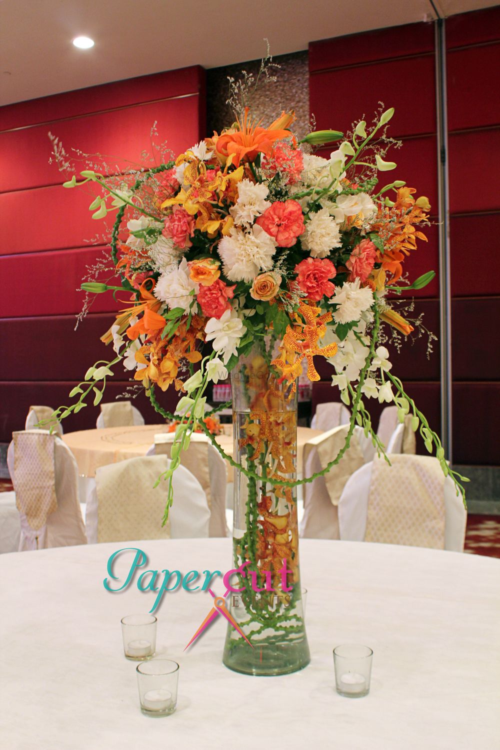 Photo From White & Peach Reception - By Papercut Weddings