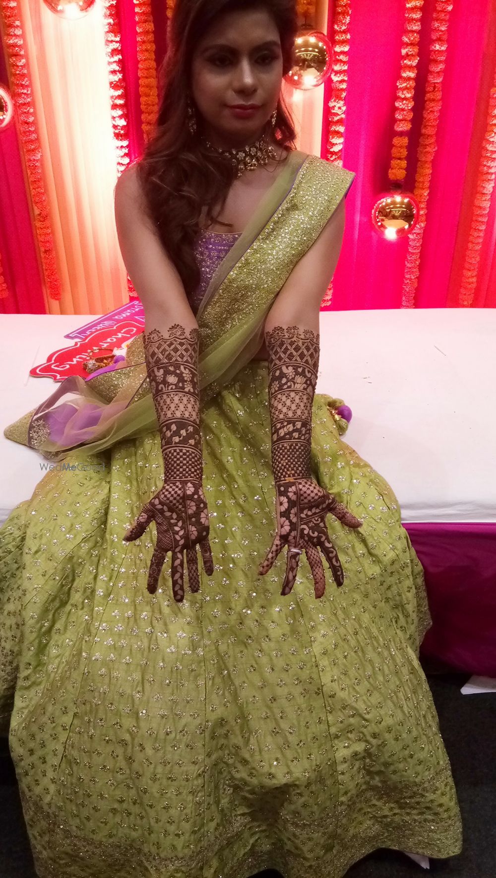 Photo From Dr Rahul and Ambica mehendi ceremony at DLLF CLUB gurgaon on 12 jan - By Shalini Mehendi Artist