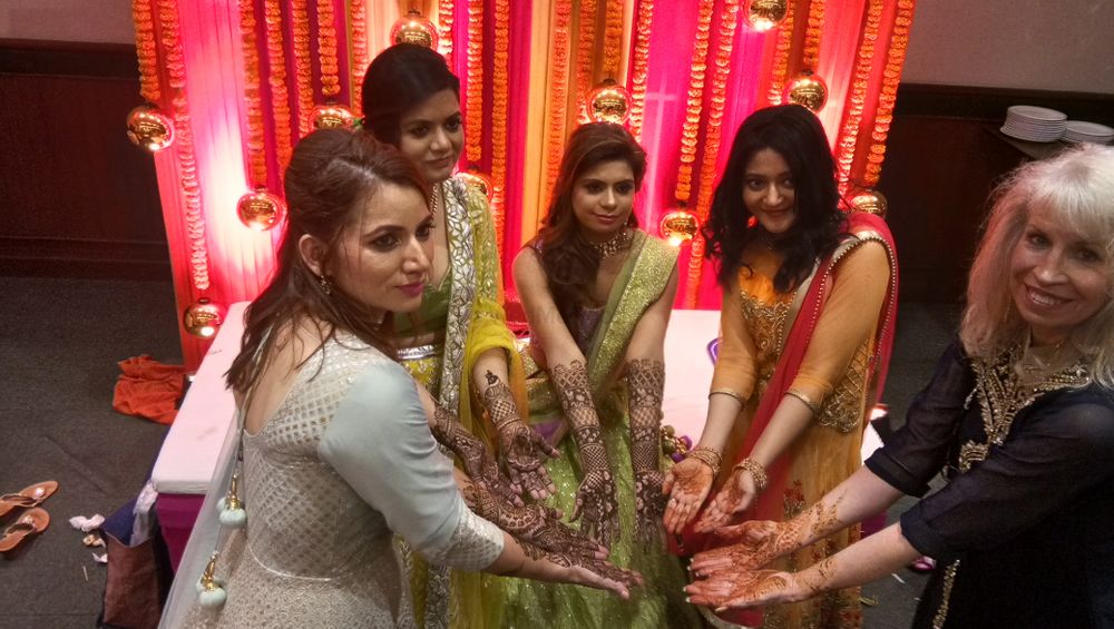 Photo From Dr Rahul and Ambica mehendi ceremony at DLLF CLUB gurgaon on 12 jan - By Shalini Mehendi Artist