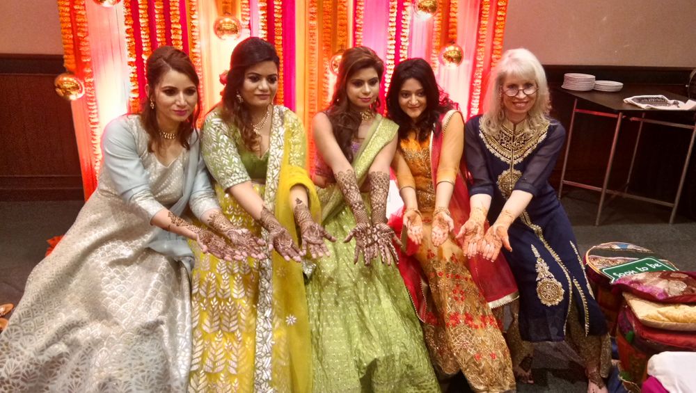 Photo From Dr Rahul and Ambica mehendi ceremony at DLLF CLUB gurgaon on 12 jan - By Shalini Mehendi Artist